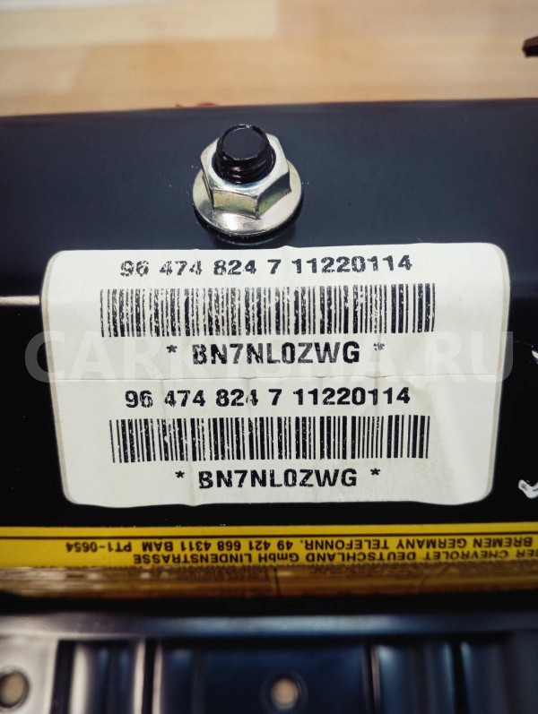 подушка безопасности пассажира Chevrolet Lacetti 