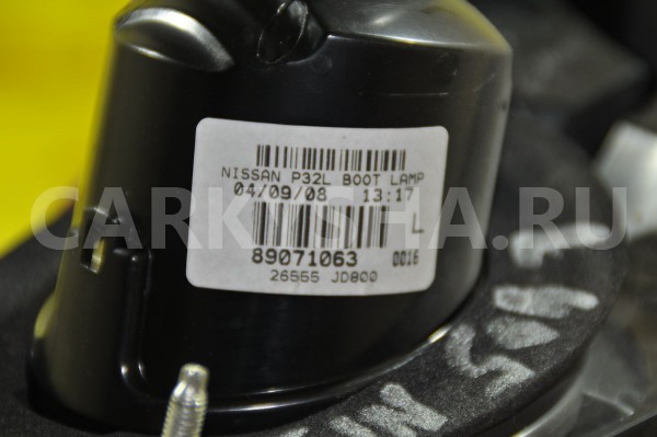 Фонарь задний внутренний левый Nissan Qashqai 